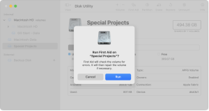 Disk Utility macOS Ventura