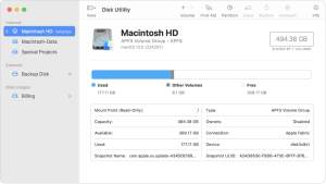 Disk Utility macOS Ventura