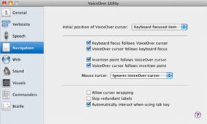 VoiceOver on Mac