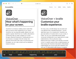 Reading PDF documents on Mac with VoiceOver