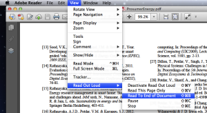 Reading PDF documents on Mac with VoiceOver