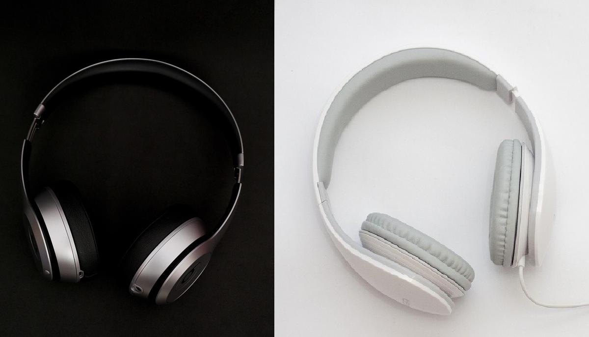 Wired or wireless headphones