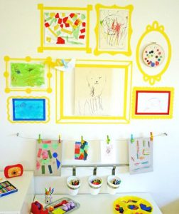 Kids' Art: From Creation to Display