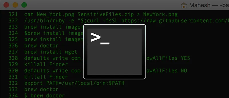 macOS Command-Line Tools, Remote Script Execution