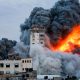 Israel bombards Gaza