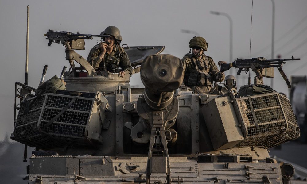 Israeli troops in Gaza