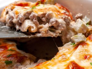 Philly Cheesesteak Casserole