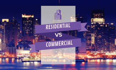 Commercial real estate VS residential property