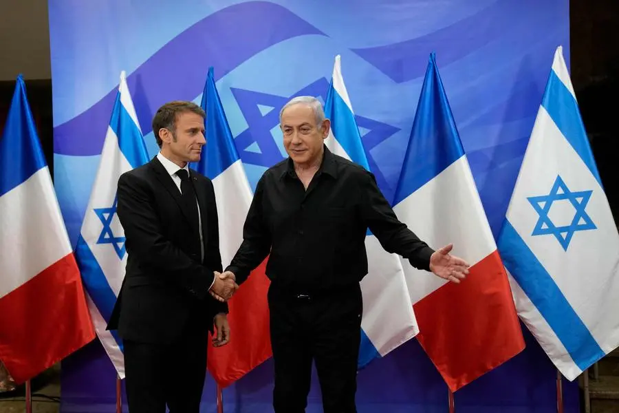 Macron on israel visit