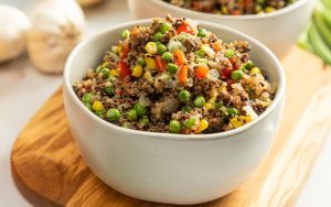 Beef and Vegetable Quinoa Casserole