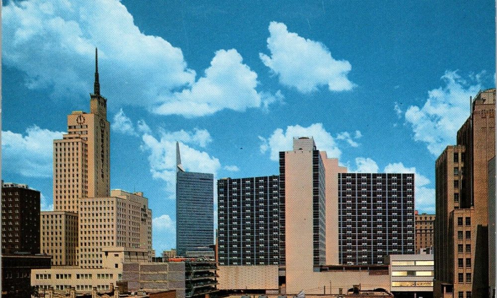 Midcentury downtown dallas