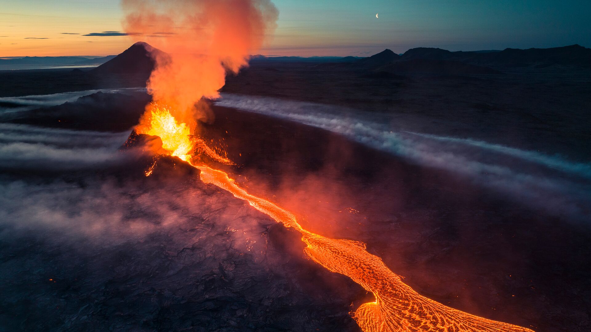 Iceland volcano eruption