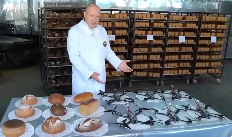 Russian bakery killer drones