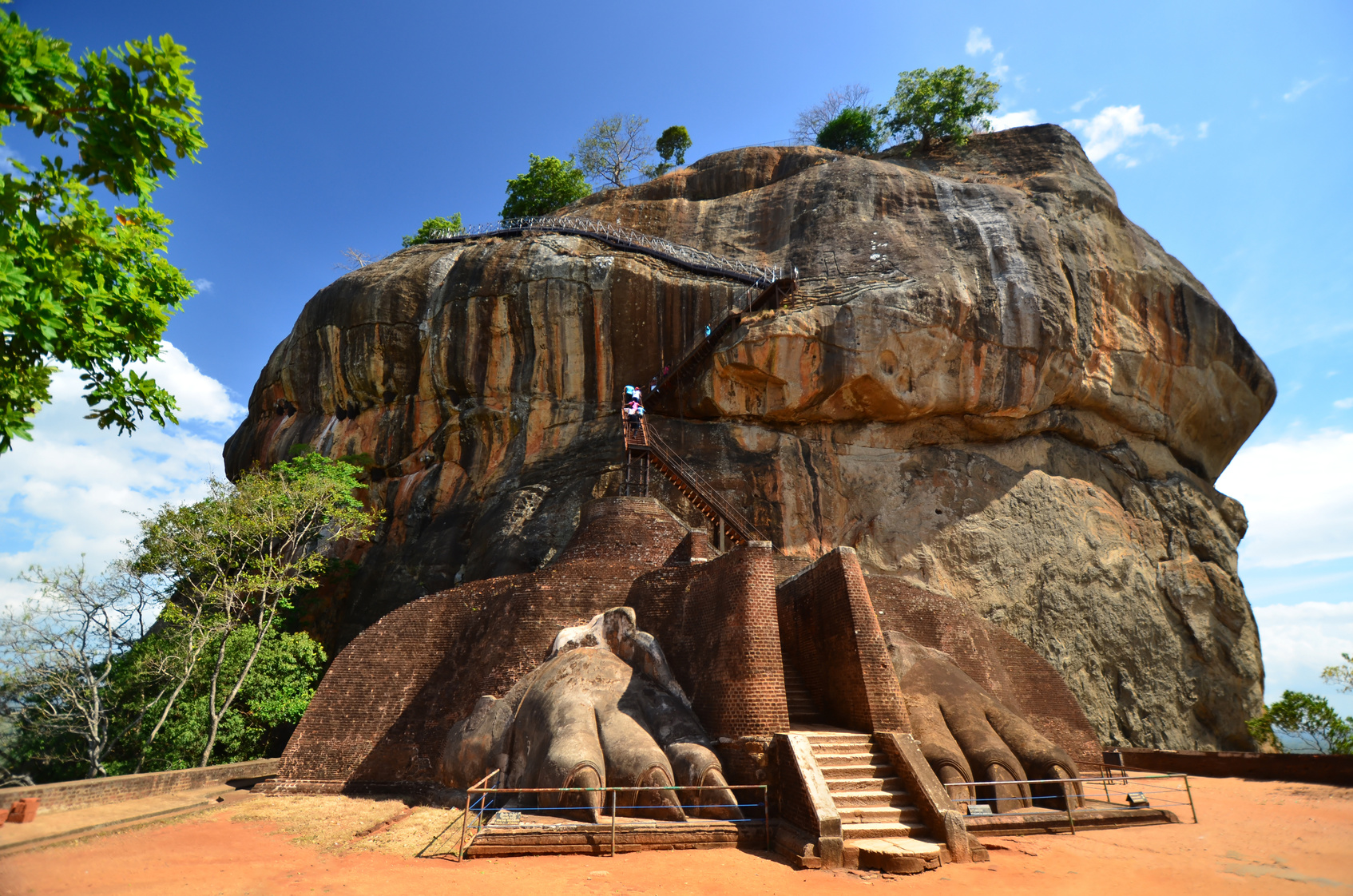 Sigiriya Lion Rock Fortress in Sri Lanka