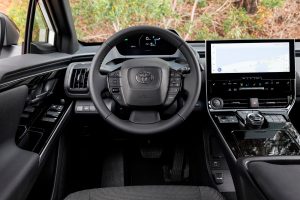 Interior of Toyota BZ4x