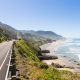 On the road along the stunning Pacific coast in Oregon, USA