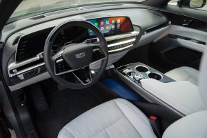 Interiors of 2023 Cadillac LYRIQ