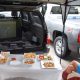 Tailgate Television Setup