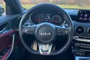 Interior of Kia stinger