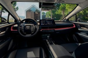 Interior of Prius 2024