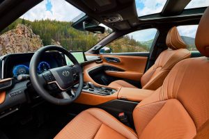 Interior of 2025 Toyota Crown 