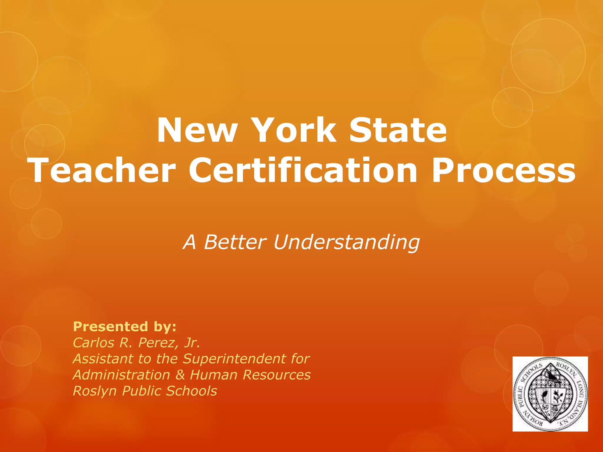 New York State Department of Education Certification 2024: