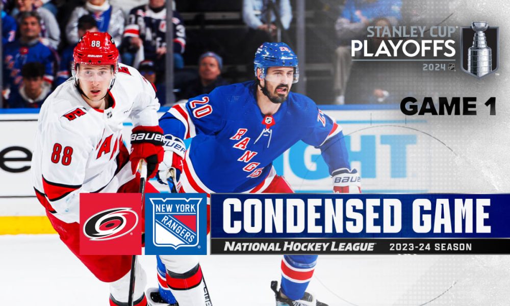 Hurricanes lose 3-4 against Rangers to start the second round of 2024 NHL Playoffs