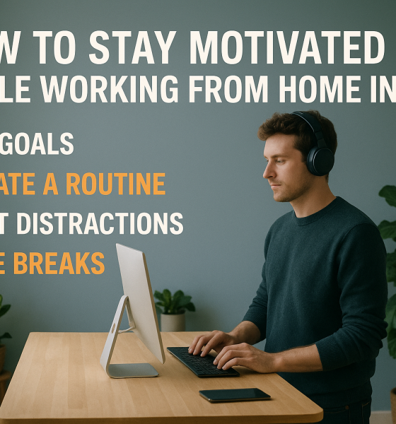 How to Stay Motivated While Working From Home in 2025