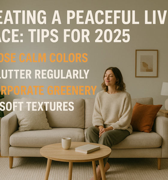 Creating a Peaceful Living Space: Tips for 2025