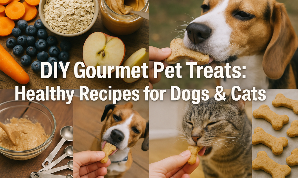 DIY Gourmet Pet Treats: Healthy Recipes for Dogs & Cats