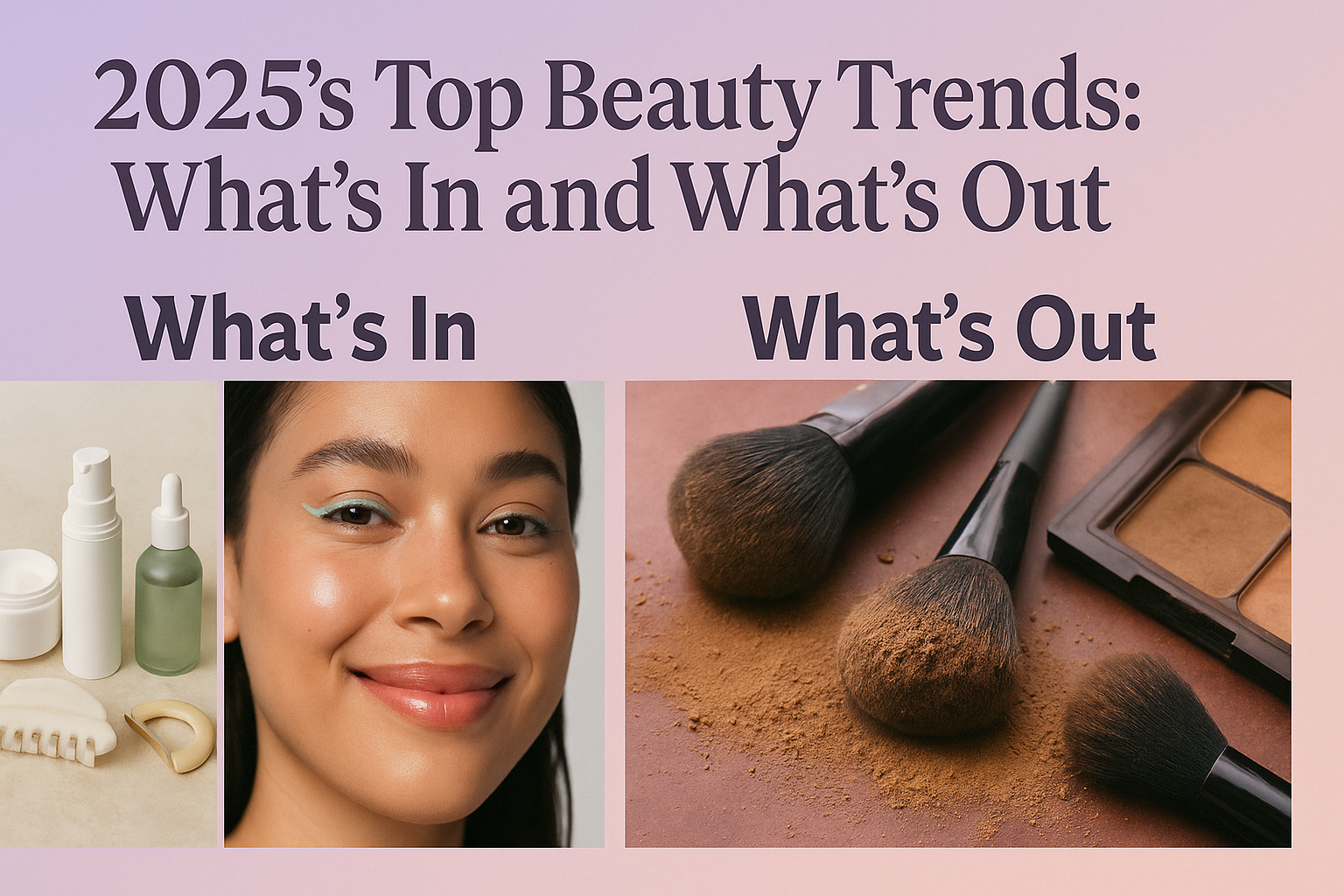 2025's Top Beauty Trends: What’s In and What’s Out