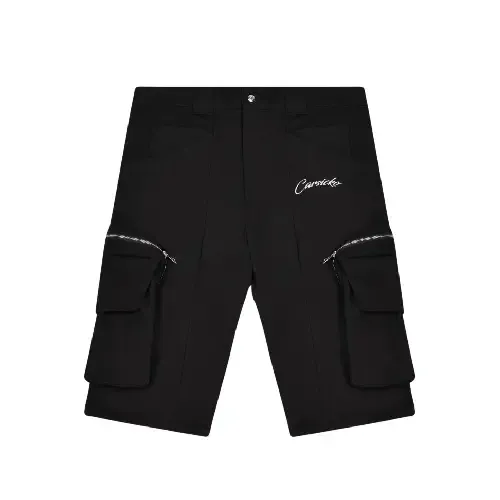 Carsicko-Black-Cargo-Shorts