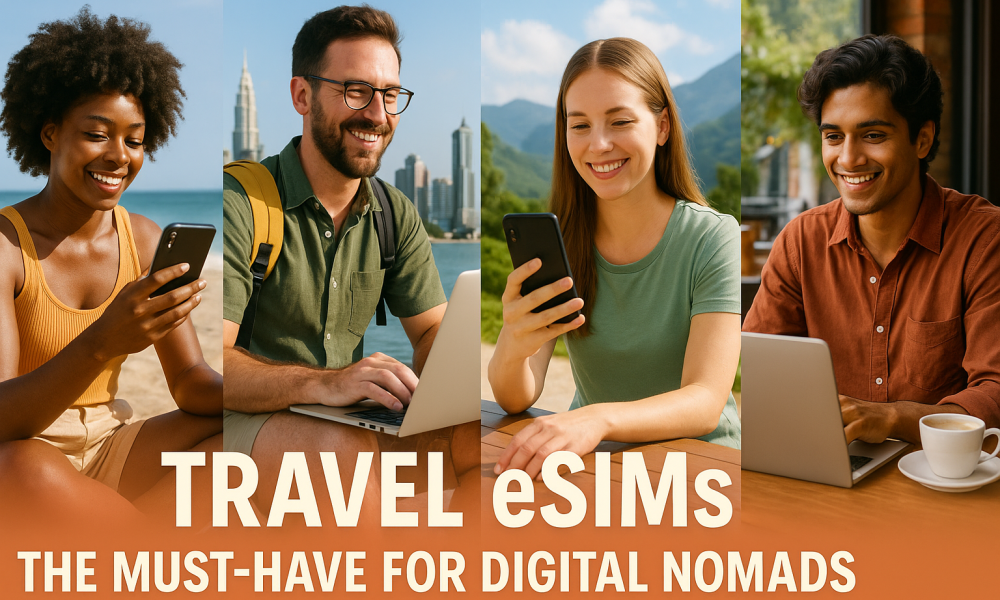 Travel eSIMs For Digital Nomads