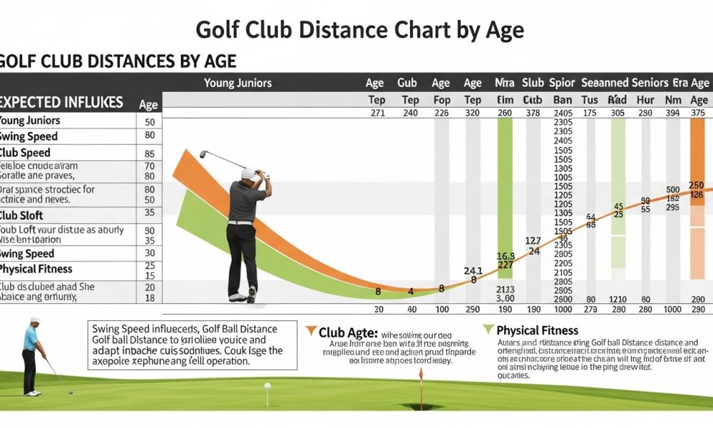 Golf Club Distance Chart