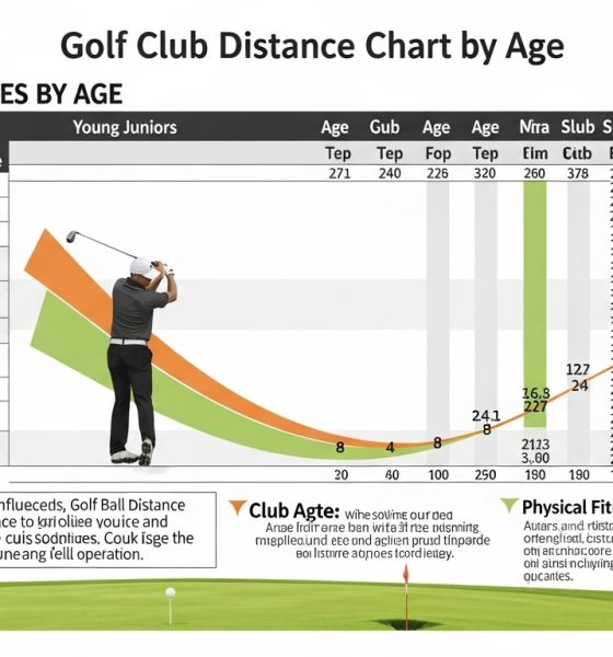 Golf Club Distance Chart