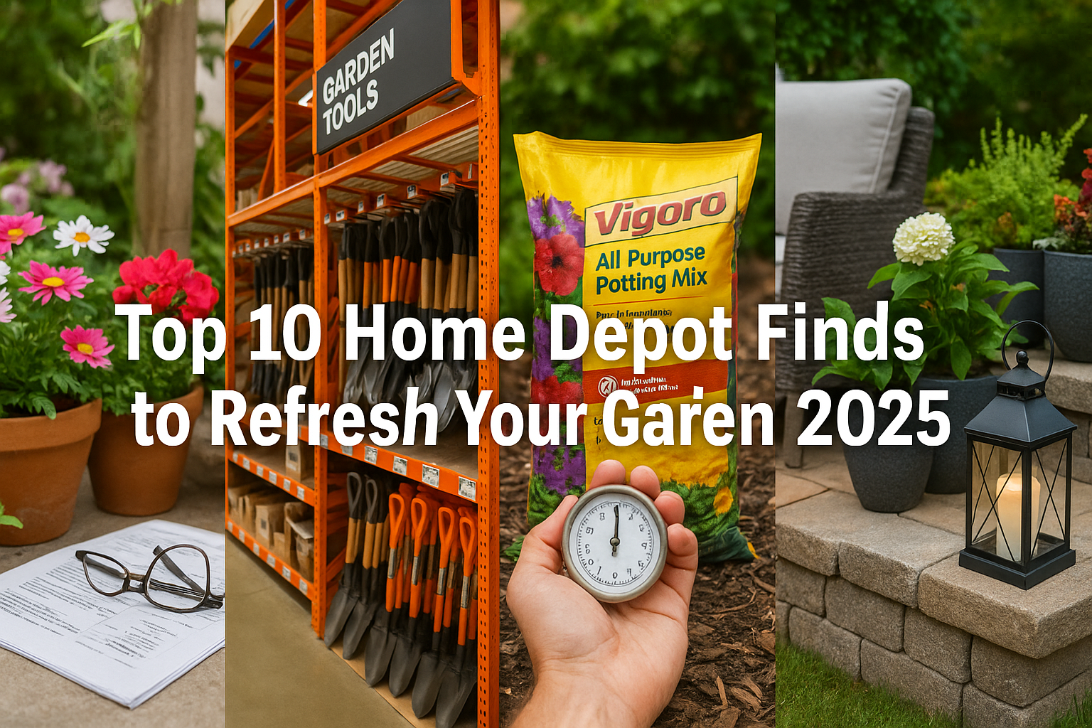Top 10 Home Depot Finds to Refresh Your Garden 2025