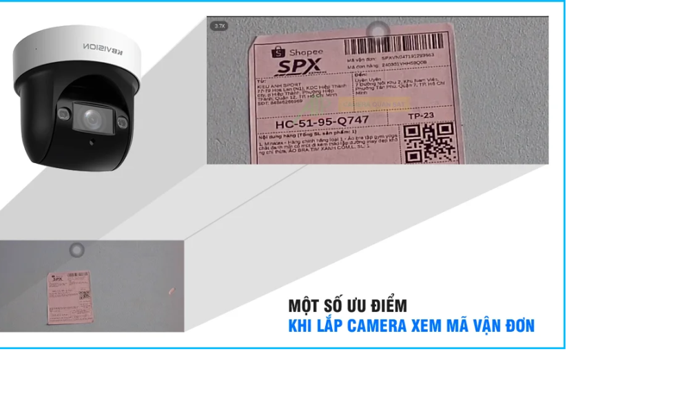 camera soi mã vận đơn công nghệ zoom hình ảnh sắc nét nổi bật