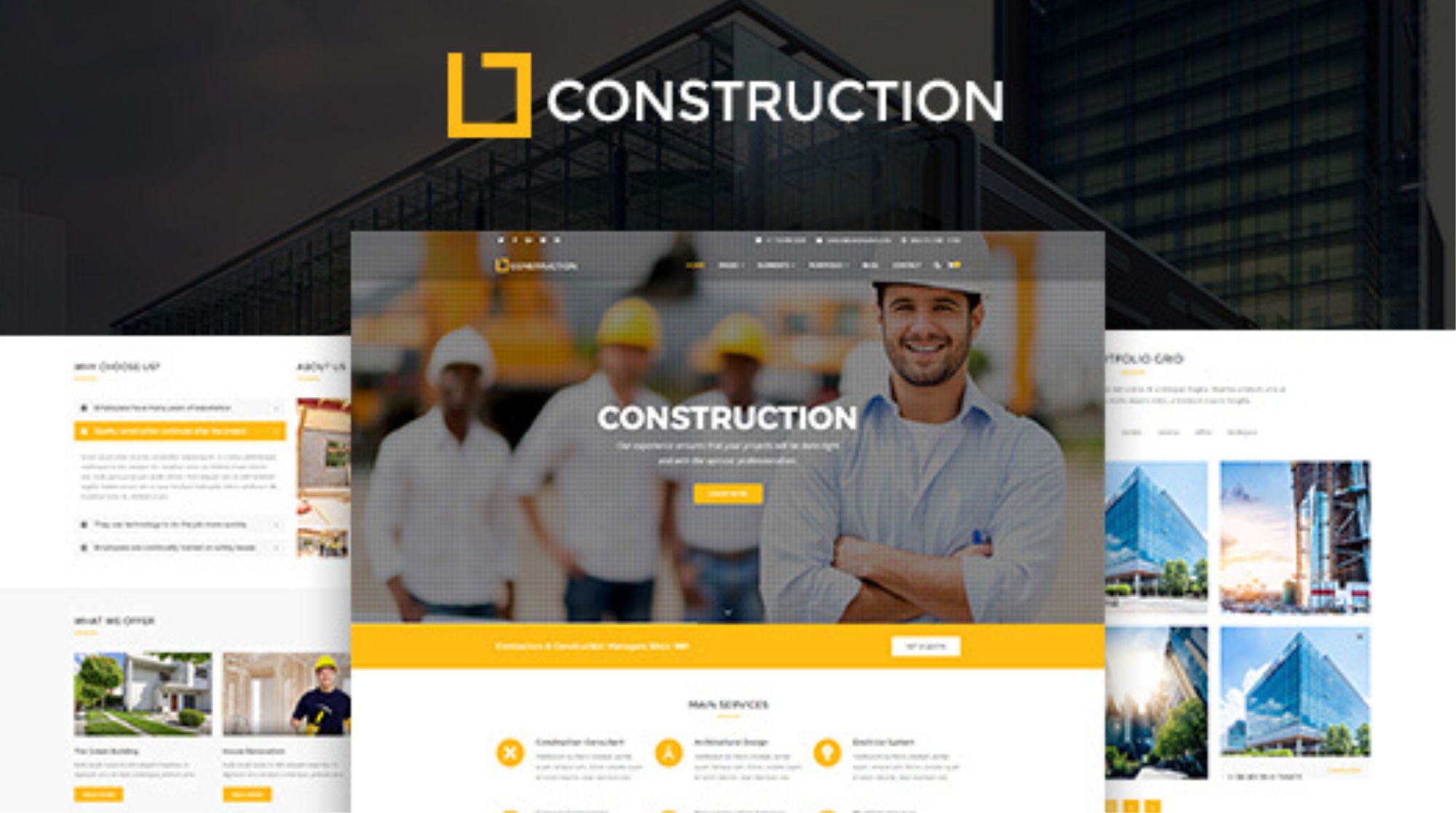 Which Construction WordPress Themes Help Build a Strong Online Presence?