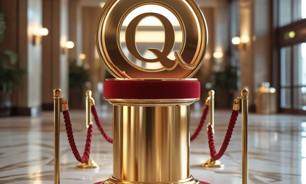 Golden Q Manager Stand – Premium Look, Features & Best Price
