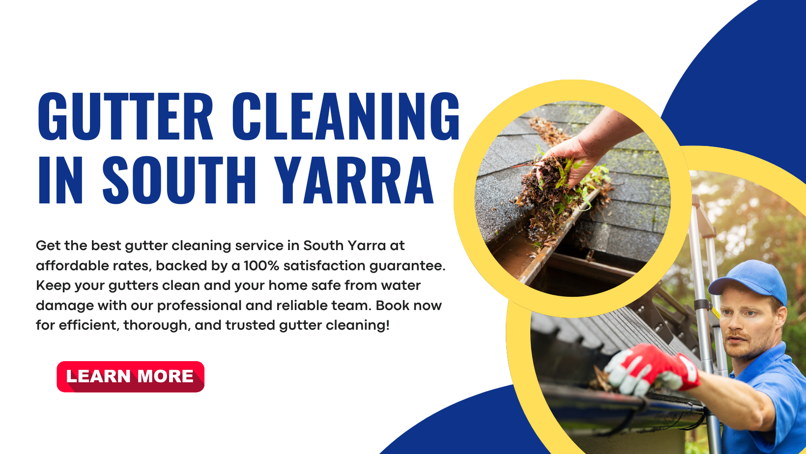 Gutter cleaning in south yarra