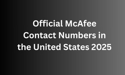 Official McAfee Contact Numbers in the United States 2025