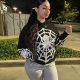 Spider Hoodie Black