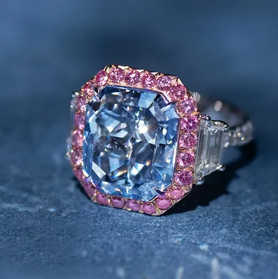 Blue Diamond Rings