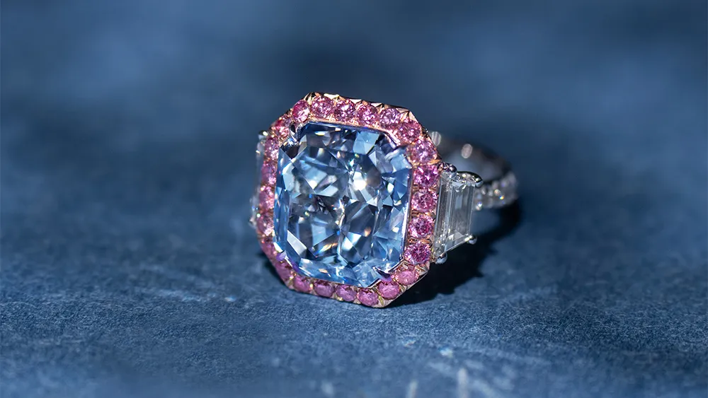 Blue Diamond Rings