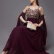 Long Sleeve Embroidered Fit & Flare Maxi Dress-5