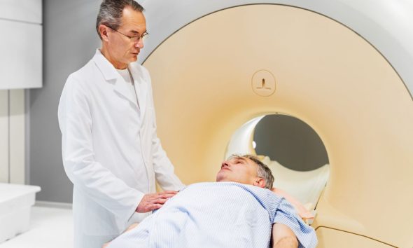 MRI scan open