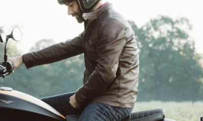 bomber style leather jacket