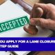 How Do You Apply for a Lane Closure Permit
