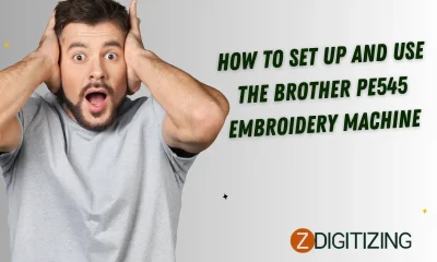 How to Set Up and Use the Brother PE545 Embroidery Machine