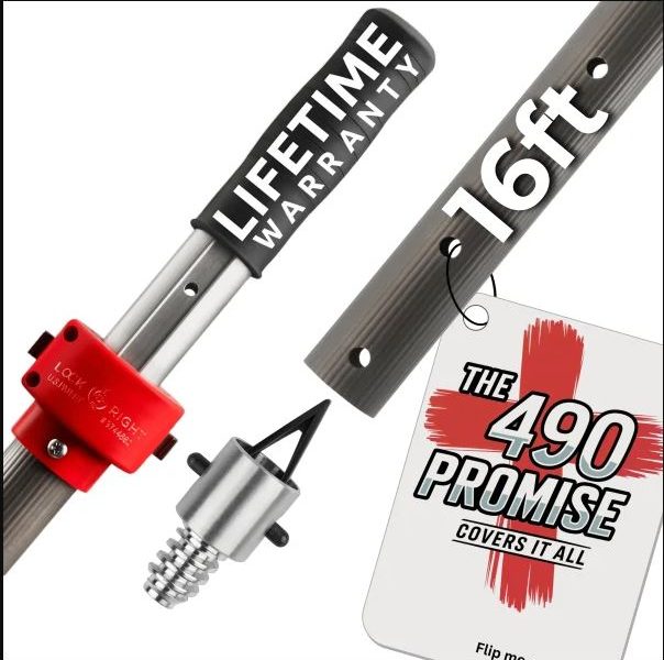 adjustable pool pole